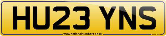 HU23 YNS