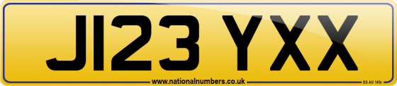 J123 YXX