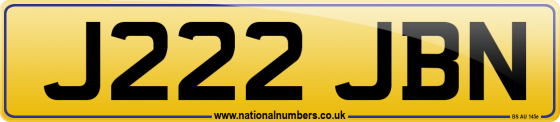 J222 JBN
