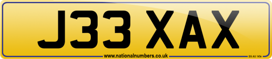 J33 XAX