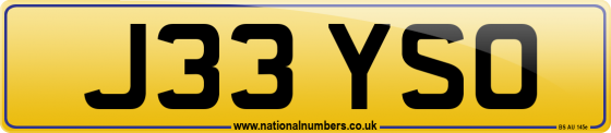J33 YSO