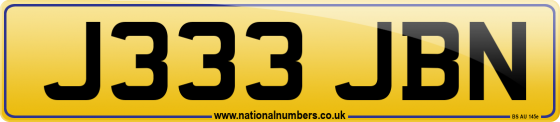 J333 JBN