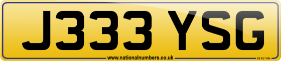 J333 YSG