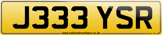 J333 YSR