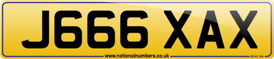 J666 XAX