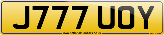 J777 UOY