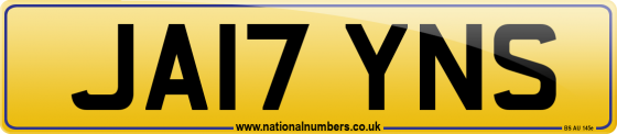 JA17 YNS