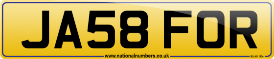 JA58 FOR
