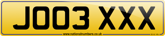 JO03 XXX