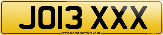 JO13 XXX