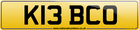 K13 BCO