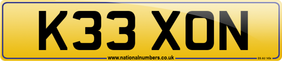 K33 XON