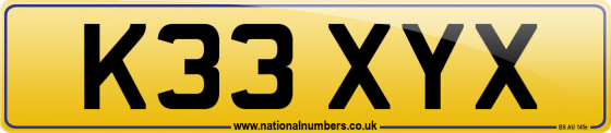 K33 XYX