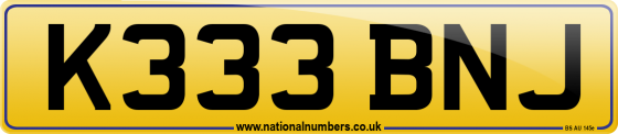 K333 BNJ