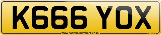 K666 YOX