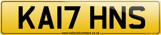 KA17 HNS