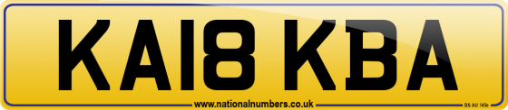 KA18 KBA