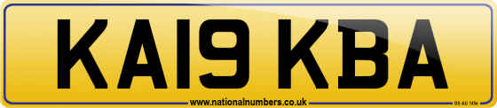 KA19 KBA