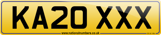 KA20 XXX