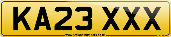 KA23 XXX
