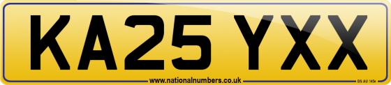KA25 YXX