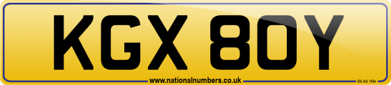 KGX 80Y