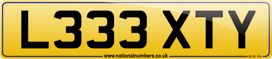 L333 XTY