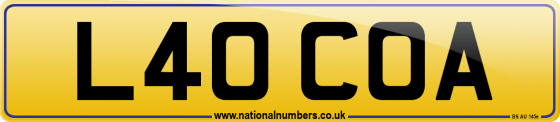 L40 COA