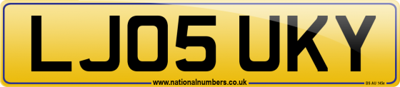 LJ05 UKY
