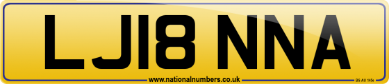 LJ18 NNA
