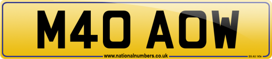 M40 AOW