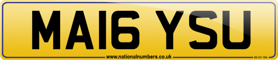 MA16 YSU