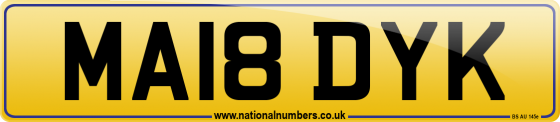 MA18 DYK