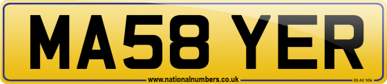MA58 YER