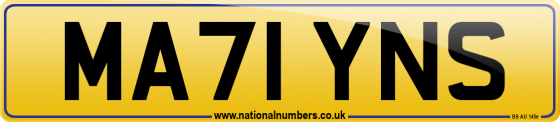 MA71 YNS