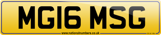 MG16 MSG