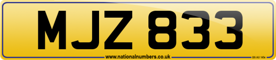 MJZ 833