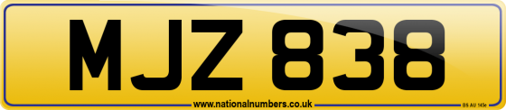 MJZ 838
