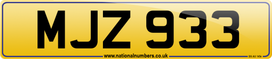 MJZ 933