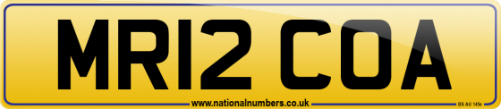 MR12 COA