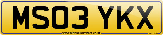 MS03 YKX