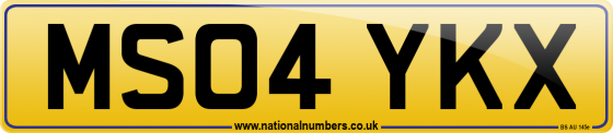 MS04 YKX
