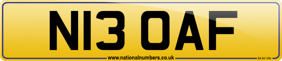 N13 OAF