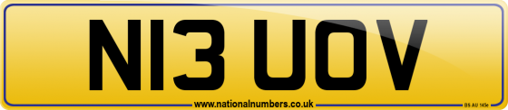 N13 UOV