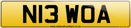 N13 WOA