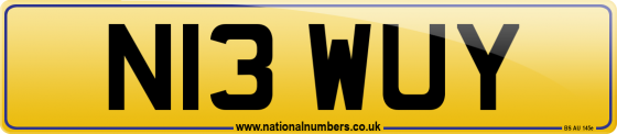 N13 WUY