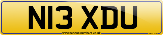 N13 XDU