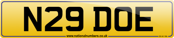 N29 DOE