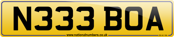 N333 BOA