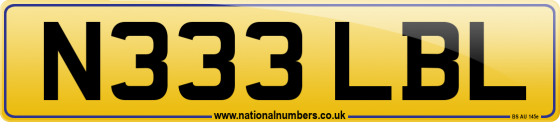 N333 LBL